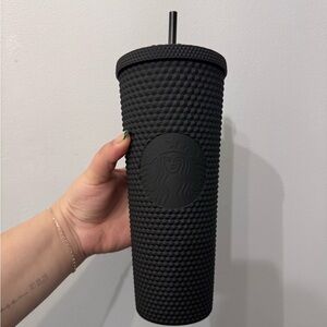 Starbucks Matte Black Studded Tumbler